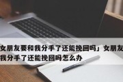 女友提出分手怎么挽回？（掌握这些技巧，重拾爱情不再难！）