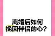 离婚后后悔了，如何挽回婚姻？（从自身反思开始，用行动证明诚意，重建夫妻关系。）