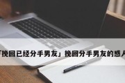 挽回男友（从心理角度分析男友冷淡的原因与解决方法）